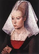Rogier van der Weyden Portrait of a woman oil painting artist